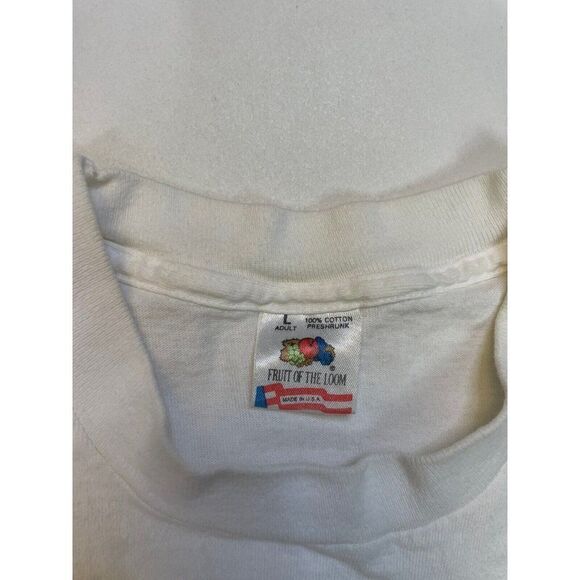 VINTAGE South Beach Miami Alligator Graphic T-shirt Men Large 90s Single Stitch - Picture 8 of 9